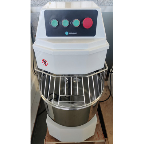 Тістоміс HURAKAN HKN-20SN2V 20 л, чаша нерж. сталь, 2–14 кг завантаж., 2 швидк., ремінний привід, швидк. діжі 10/20 об/хв, для пекарень