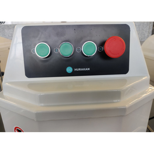 Тістоміс HURAKAN HKN-20SN2V 20 л, чаша нерж. сталь, 2–14 кг завантаж., 2 швидк., ремінний привід, швидк. діжі 10/20 об/хв, для пекарень
