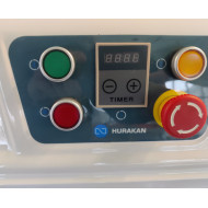 Тестоміс 50 л Hurakan HKN-M50SN2V, 2 швидкості, таймер, діжа нержавіюча (незнімна), навантаження 34 кг, 3 кВт, 510×850×970 мм, для пекарень