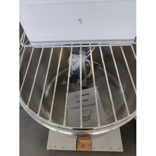 Тістоміс Hurakan HKN-M60SN2V 60 л, 2 швидк., таймер, незнімна діжка з нержавіючої сталі, завантаження 38 кг, 3 кВт 380 В, 510×850×970 мм, для пекарень