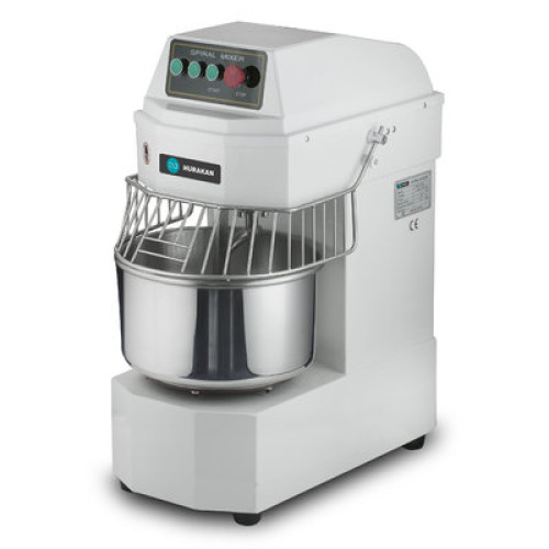 Тістоміс Hurakan HKN-30SN2V 30 л двошвидкісний, діжa нерж. Ø400мм, рем. привід, 10/20 та 125/250 об/хв, 445×730×860 мм, 1,5кВт/380В, 23 кг
