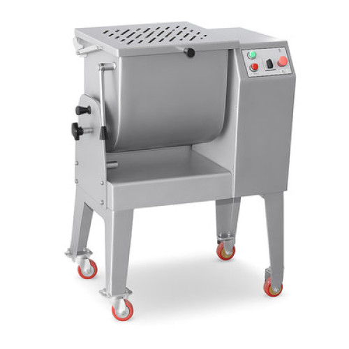 Фаршемішалка HURAKAN HKN-MM40P 40 л, завантаження діжі 30 кг, нержавіюча сталь, реверс, 760х470х980 мм, для м'ясопереробних цехів