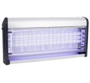 Електрична пастка-лампа Hurakan HKN-LIN180 для комах 200 м², фарбований метал, 670×90×320 мм, 3×20 Вт, 220В, знімний лоток, розряд 2000–2500 В