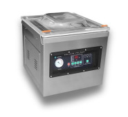Вакуумный упаковщик HURAKAN HKN-VAC400E, 2 планки, шов 390×10 мм, насос 20 м³/ч, корпус нерж. сталь, камера 440×420×75 мм
