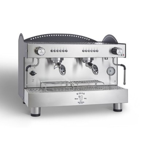кавоварка bezzera автоматична двопостова b2016 de 11 л сталь aisi 304 біла 750х550х515 мм для кафе та ресторану