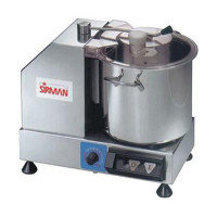 Кутер SIRMAN C9 VV CE, 9,4 л, чаша/корпус нерж. сталь, полікарбонатна кришка, 1500–2500 об/хв, 1,2кВт, 355×455×380 мм, для ресторанів