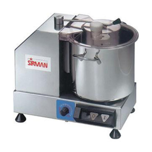 Кутер SIRMAN C9 VV CE, 9,4л, чаша/корпус нерж. сталь, поликарбонатная крышка, 1500–2500 об/мин, 1,2 кВт, 355×455×380 мм, для ресторанов