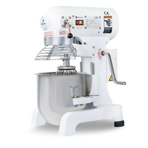 Планетарный миксер Hurakan HKN-IP10F 10 л, нержавеющая сталь, 3 скорости, для теста и кондитерских, 432х452х606 мм, 0,45 кВт