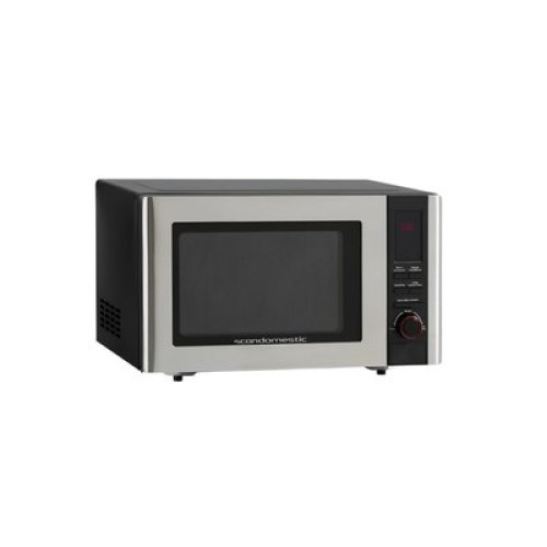 Микроволновка Scan MIG 27 SS, 23 л, 800 Вт, гриль, электронное управление, таймер, корпус крашеный металл, 486×396×293 мм, для дома и кухни