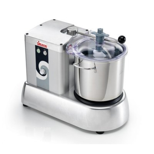 Кутер Sirman C-Tronic 9 VV CE, 9,4л, 1,2 кВт, нерж. корпус и чаша, стальные лезвия, прозрачная поликарбонатная крышка, 319×560×420 мм для ресторанов