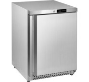 Морозильна шафа барна 143 л HURAKAN HKN-BCS143F, нерж. сталь, -18°C, R600a, 50 мм ізоляція, замок, 2 полиці, 595x653x870 мм, для барів/кафе