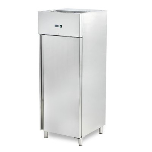 Шкаф морозильный HURAKAN HKN-GX650BTS 650 л, нержавеющая сталь AISI 201, 740х830х2010 мм, -18…-22°C, R290, динамическое охлаждение, LED, перевешенная дверца