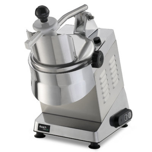 Овочерізка Sirman Inox, нерж. сталь, 300 об/хв, 250 кг/год, 5 дисків (3 мм, 8 мм, соломка 8 мм, кубики 8×8 мм), мікровимикачі, 280×510×510 мм