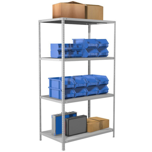 Поличний стелаж металевий