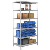 Поличний стелаж складський 2500x1000x500 Практик