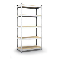 Поличний стелаж металевий 2200x1100x450 5 полиць ДСП