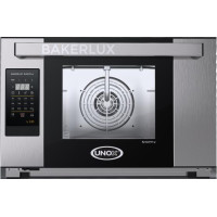Піч пароконвекційна UNOX XEFR-03HS-ELDV, 3 рівня 460×330 мм, LED керування, 3 кВт, з підкл. до води, Італія, нерж. сталь, 12 міс, для кухонь