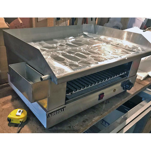 Гриль-саламандра AIRHOT SGE-580, поверхня 525x335 мм, 1зона, +30–+300 °C, 220 В, 2.4 кВт, 580x455x332 мм, 12 міс, Китай, 22 кг