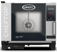 UNOX пароконвектомат XEVC-0511-E1RM, Італія, 5 рівнів GN 1/1, сенсорне ONE, 9.3 кВт, 750×783×675 мм, нерж. сталь, для ресторанів і пекарень