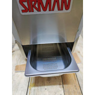 Картоплечистка SIRMAN PPJ 20 SC 3Ф на підставці, нерж. сталь, 20 кг, 340 кг/год, 1,1 кВт, 380В, 650×550×1230 мм, Італія, 12 міс, ресторани