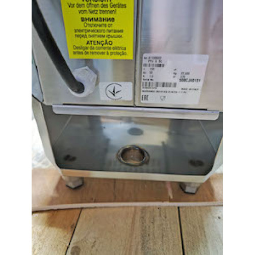 Картоплечистка SIRMAN PPJ 20 SC 3Ф на підставці, нерж. сталь, 20 кг, 340 кг/год, 1,1 кВт, 380В, 650×550×1230 мм, Італія, 12 міс, ресторани