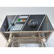 Фритюрница AIRHOT EEF6 эконом, 6 л, 2.5 кВт/220 В, +60–200°C, 2 термостата, 1 ванна GN1/2×150 мм, Китай, 12 мес гарантии