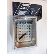 AIRHOT фритюрниця EEF6 економ, 6 л, 1 ванна, кошик GN1/2×150 мм, +60–200°C, 2.5 кВт, 220 В, 2 термостати, 12 міс., Китай, 285×450×310 мм