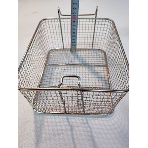 AIRHOT фритюрниця EEF6 економ, 6 л, 1 ванна, кошик GN1/2×150 мм, +60–200°C, 2.5 кВт, 220 В, 2 термостати, 12 міс., Китай, 285×450×310 мм