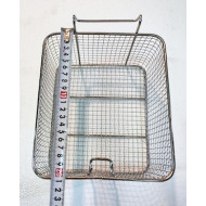 AIRHOT фритюрниця EEF6 економ, 6 л, 1 ванна, кошик GN1/2×150 мм, +60–200°C, 2.5 кВт, 220 В, 2 термостати, 12 міс., Китай, 285×450×310 мм