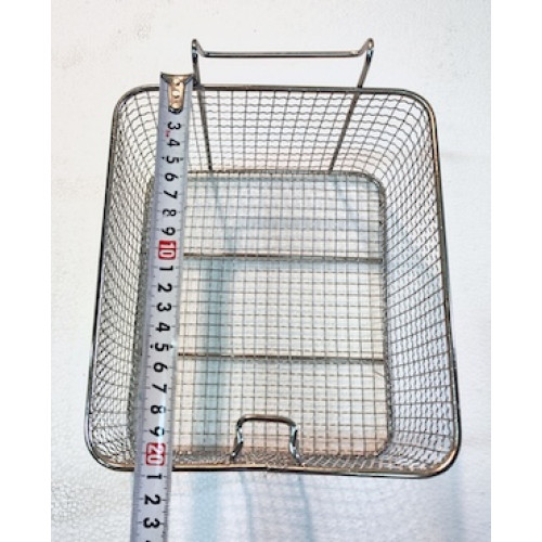 AIRHOT фритюрниця EEF6 економ, 6 л, 1 ванна, кошик GN1/2×150 мм, +60–200°C, 2.5 кВт, 220 В, 2 термостати, 12 міс., Китай, 285×450×310 мм