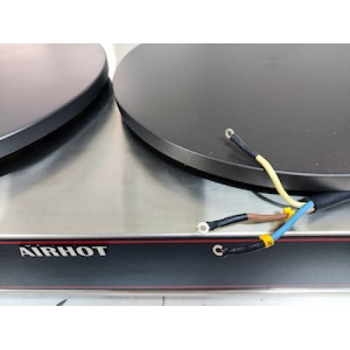 Млинниця AIRHOT BE-2, 2 диски Ø400 мм, 6 кВт, 220 В, 50–300 °C, 12 міс, 860×470×230 мм, 26 кг, Китай, для кафе і ресторанів