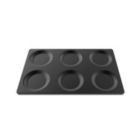 Протвінь для смаження яєць UNOX TG935 GN 1/1 (530×325 мм), алюміній з тефлоновим покриттям, Італія, для конвекційних печей