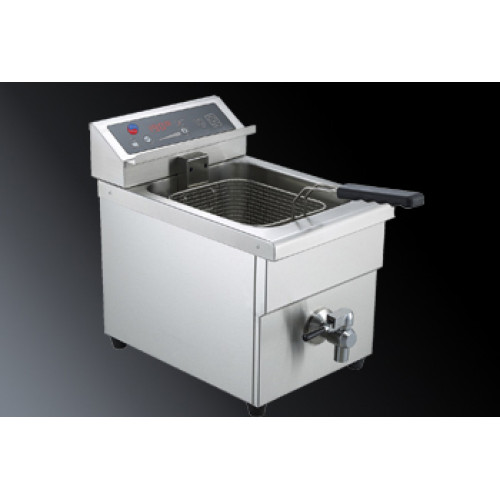 Фритюрниця індукційна INDOKOR INF8, 8 л, 1 кошик, 3.5 кВт, 220 В, 60–190 °C, гарантія 12 міс, Корея, нетто 13 кг, 288×478×410 мм