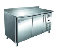 Стіл з холодильною шафою COOLEQ GN2200TN з бортом, 2 двері, 314 л, -2...+8 °C, R290 108г, 1360×700×960 мм, 95 кг, 12 міс гарантії, Китай