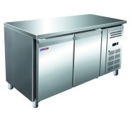 Стіл із холодильною шафою COOLEQ GN2100TN, 314 л, 2 двері, -2…+8 °C, R290 108 г, 1360×700×860 мм, 93 кг, гарантія 12 міс, Китай