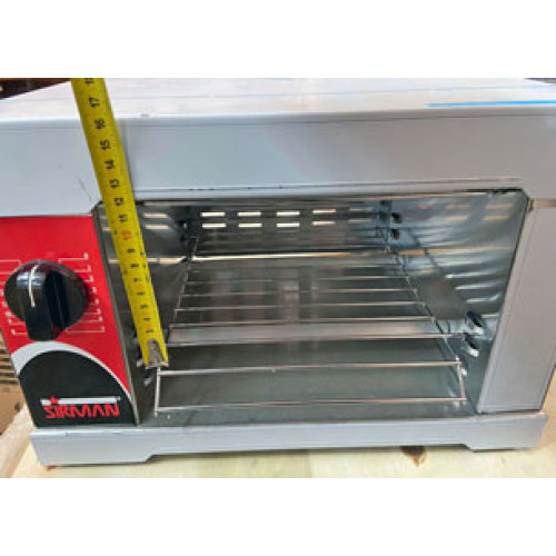 Тостер Sirman 4Q професійний, 4 тости, 1,6 кВт, 220 В, таймер 1–15 хв, Італія, габарити 360×265×240 мм, вага 6 кг, для кафе й ресторанів