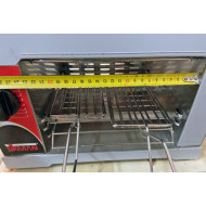 Тостер SIRMAN 4Q, на 4 тости, 1,6 кВт, таймер 1–15 хв, робоча поверхня 235×240 мм, габарити 360×265×240 мм, 6 кг, Італія, 12 міс, для кафе