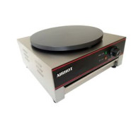 Млинниця AIRHOT BE-1 400 мм, 3 кВт, 220 В, +50–300 °C, 1 млинець за раз, гарантія 12 міс, Китай, габарити 450×470×230 мм, для кафе та ресторанів