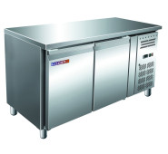 Стіл з морозильною шафою COOLEQ GN2100BT, 314 л, 2 двері, -10…-20°C, R290, гарантія 12 міс, Китай, 1360×700×860 мм
