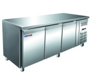 Стіл-морозильна шафа COOLEQ GN3100BT, 465 л, 3 двері, -10…-20 °C, R290 80 г, 510 Вт, 220 В, 1795×700×860 мм, 117 кг, 12 міс гарантії, Китай