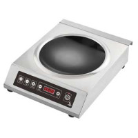 Индукционная плита AIRHOT IP3500 WOK, 3.5 кВт, WOK 275/43 мм, таймер 4 ч, 220 В, 355×430×105 мм, нетто 5 кг, 12 мес гарантии, Китай