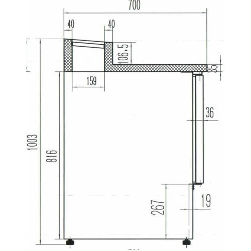 Стіл холодильний для піци COOLEQ PS300, 3 двері, 400 л, +2…+8 °C, 8×GN 1/6, R290, 1365×700×1010 мм, Китай, для піцерій