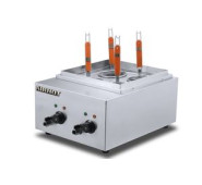 Макароноварка AIRHOT PC-4, 2 ванны по 8 л, 4 корзины, 2 термостата (рабочий и аварийный), 220 В, 4 кВт, ванны 170×315×160 мм, габариты 410×570×280 мм, вес 12 кг, гарантия 12 мес, Китай