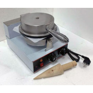 Вафельниця AIRHOT WE-1S для тонких вафель, Ø210 мм, товщина вафлі 3 мм, 2–3 хв, 220 В/1.2 кВт, 6.4 кг, 250×350×260 мм, гарантія 12 міс