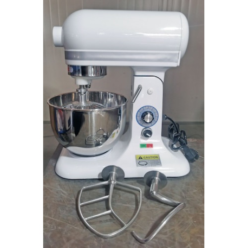 Міксер планетарний GASTROMIX B5, 5 л, 0,3 кВт, 220 В, швидкість 0–1020 об/хв, габарити 390×225×420 мм, Китай, для кафе і пекарень