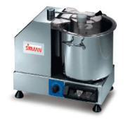 Куттер SIRMAN C 6 VV, 5,3 л, 0,6 кВт, 1500–2500 об/хв, 220 В, Італія, гарантія 12 міс, 11 кг, 365×305×320 мм, для м'яса і кулінарії
