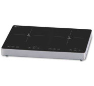 Индукционная плита AIRHOT IP3500 D двухконфорочная, 1.8+1.7 кВт, 220 В, темп. +60–240 °C, таймер 3 ч, макс. нагрузка 20 кг, 590×390×68 мм
