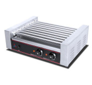 Гриль роликовий AIRHOT RG-11, 11 роликів 440 мм, +50–+300 °C, 1.65 кВт, 220 В, 560×485×178 мм, Китай, для кафе та вуличної торгівлі