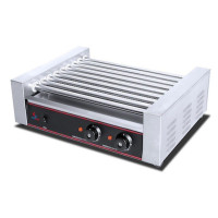 Гриль роликовий AIRHOT RG-11, 11 роликів 440 мм, +50–+300 °C, 1.65 кВт, 220 В, 560×485×178 мм, Китай, для кафе та вуличної торгівлі