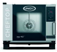 Пароконвектомат UNOX XEVC-0511-EZRM, 5 рівнів (GN1/1), керування Zero, 750×783×675 мм, нерж. сталь, Італія, 12 міс, для ресторанів